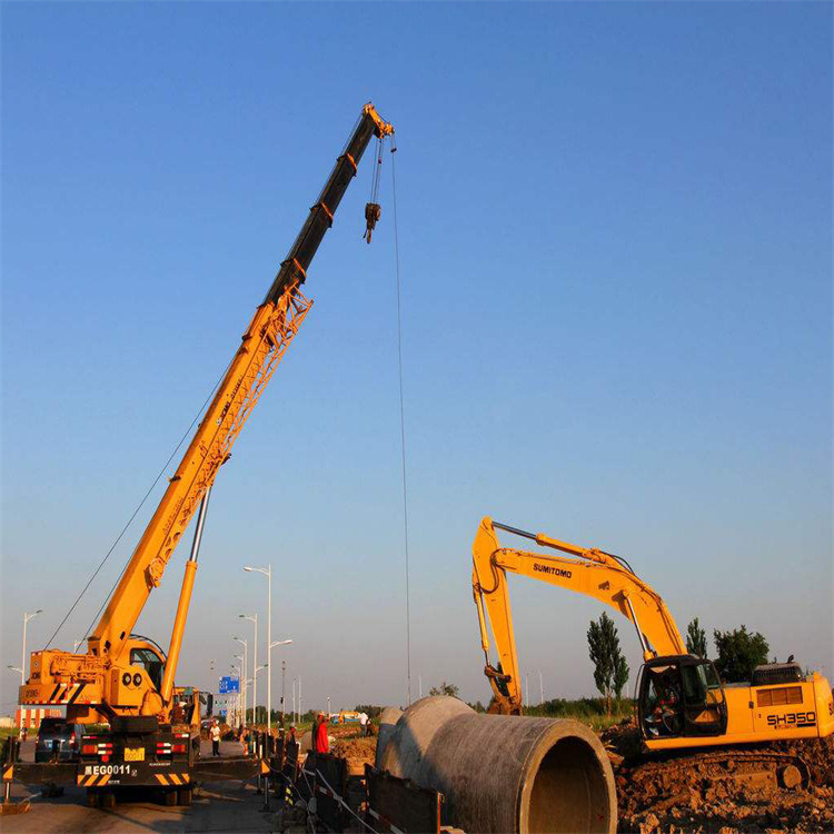 南召挖机用吊车怎么吊